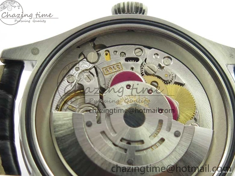 0510 Cellini 50519 Real Date SS BP Maker Best Edition Black Dial Sticks Markers on Black Leather Strap SA Affordable 3087